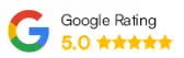 Google Rating 5.0 stars