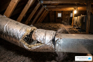 how duct leaks waste energy and reduce air quality