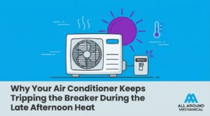 Why Your Air Conditioner Keeps Tripping the Breaker During the Late Afternoon Heat — featured image
