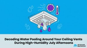 Decoding Water Pooling Around Your Ceiling Vents During High-Humidity July Afternoons — featured image